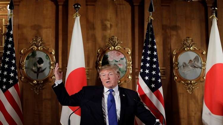ترامب ينتقد حجم التبادل التجاري مع اليابان