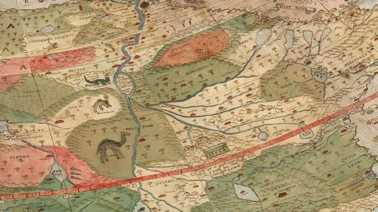 تجميع أغرب خريطة للعالم رسمت قبل أكثر من 400 عام