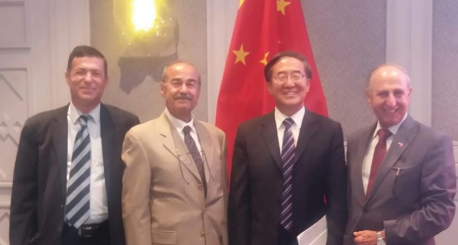 الاحتفال  بالذكرى 70 لتاسيس جمهورية الصين الشعبيه في عمان.