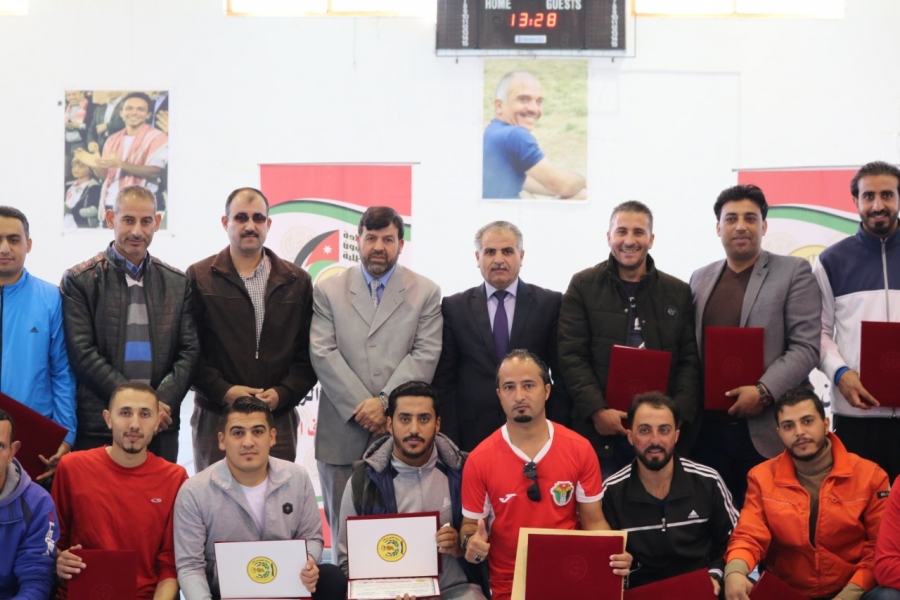 ورشة تدريبية عن لعبة (كرة العين) في جامعة الحسين بن طلال