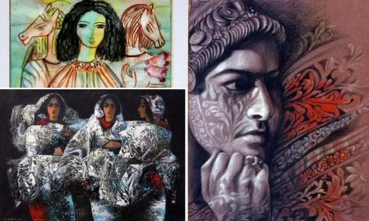 48 عملا فنيا لوجوه نسائية في معرض «هي» في الأردن