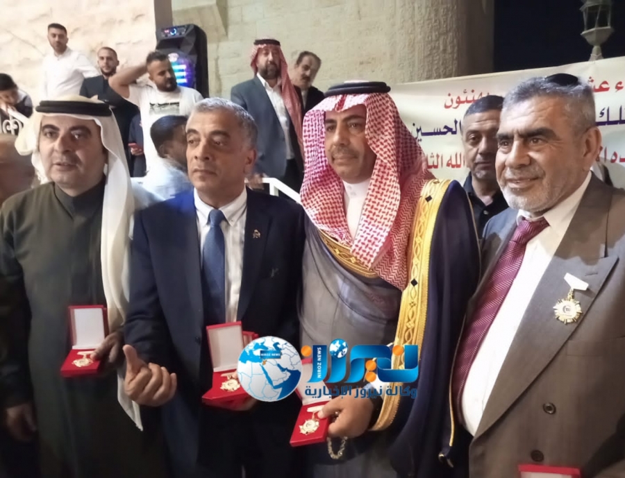 تكريم الشيخ أيمن البداوي بمدالية مئوية الدولة الأردنية في عيد الاستقلال... فيديو وصور