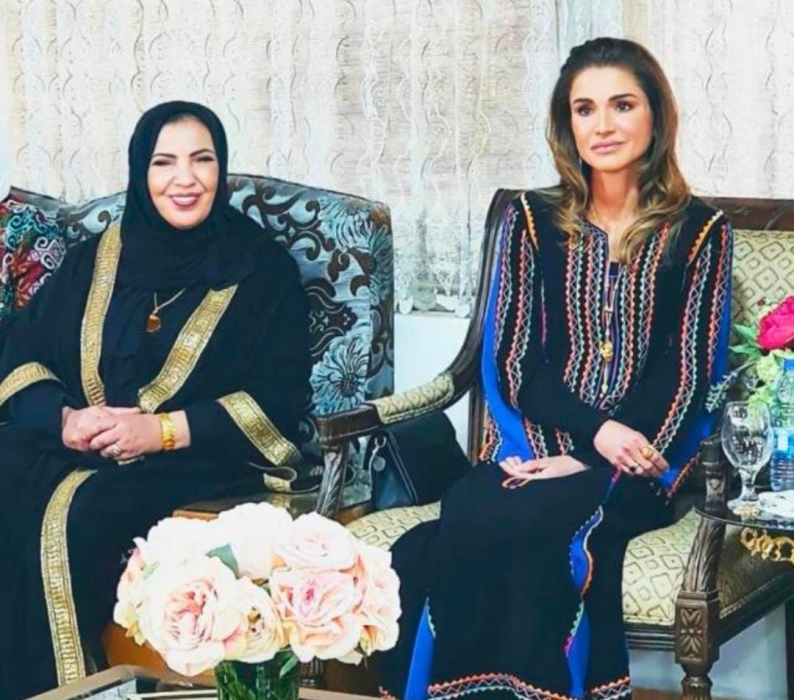 الشيخة ريما ارتيمة تهنئ الملكة رانيا بعيد ميلادها