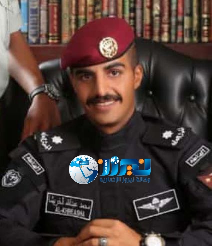 العقيد عبد الله الخريشا يُهنئ نجله الملازم محمد بالتخرج  من الكلية العسكرية الملكية