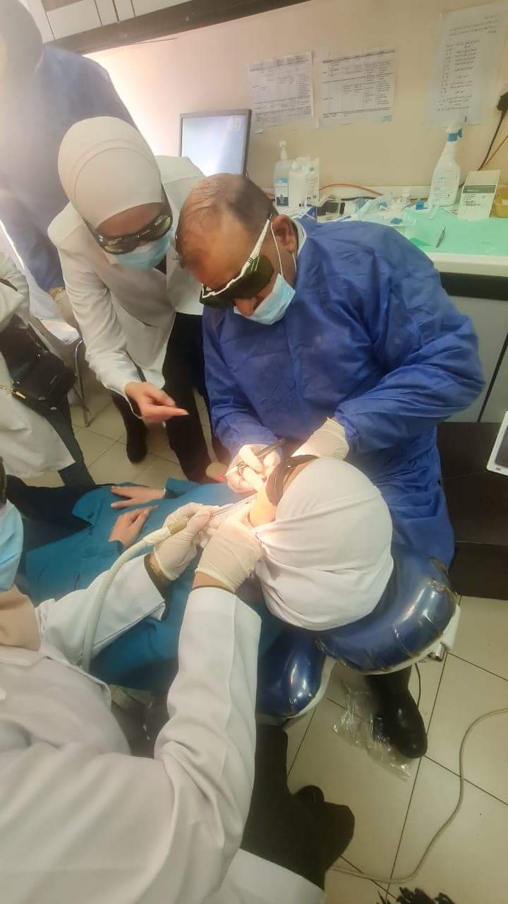 ورشة عمل عن استخدامات الليزر في مجال طب الأسنان في مستشفى الملك طلال العسكري