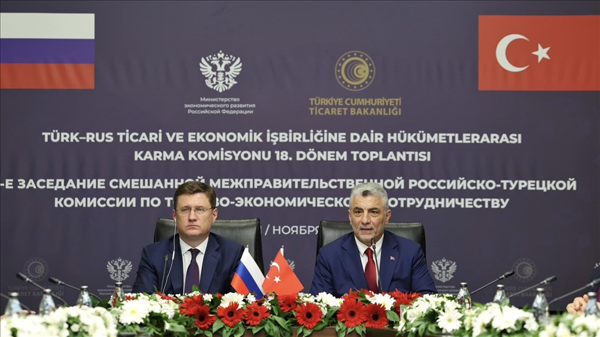 تركيا وروسيا تبرمان بروتوكولا لتعزيز التعاون الاقتصادي