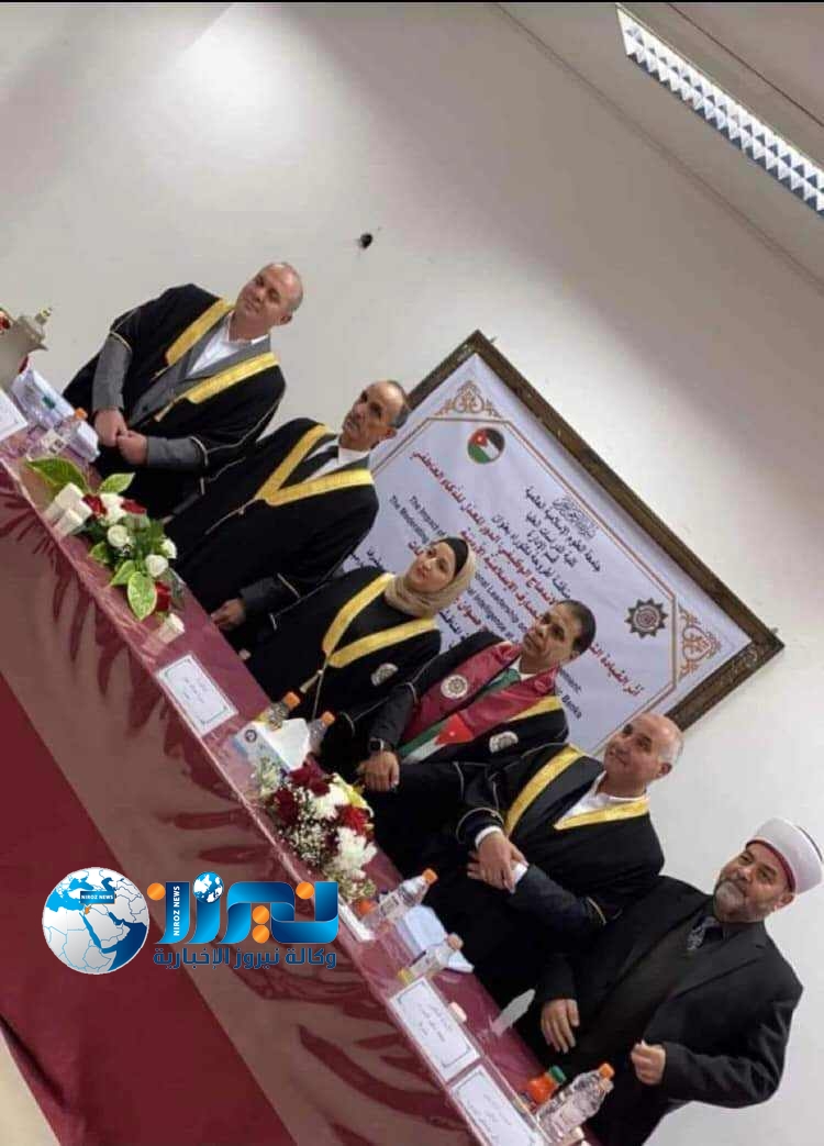 الجبور يهنئ  صلاح صوان الشرفات  بحصوله على شهادة الدكتوراه من جامعة العلوم الإسلامية