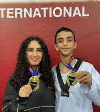 الشقيقان الدهامشة يفوزان بلقب بطل العرب للتايكواندو