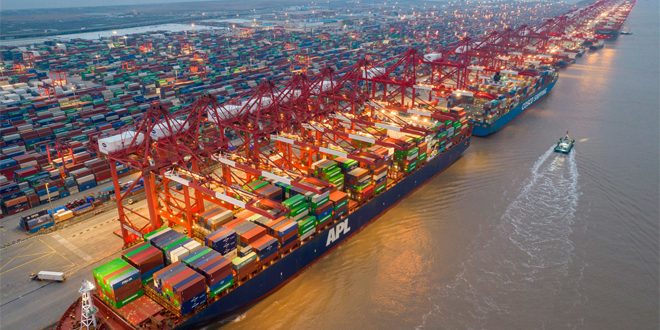 ارتفاع إمدادات السفن بالغاز الطبيعي المسال في ميناء شانغهاي أكثر من 98 بالمئة