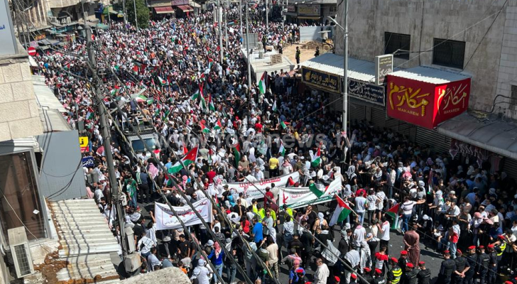مسيرات في عمان والمحافظات رفضا للحرب الإسرائيلية على غزة
