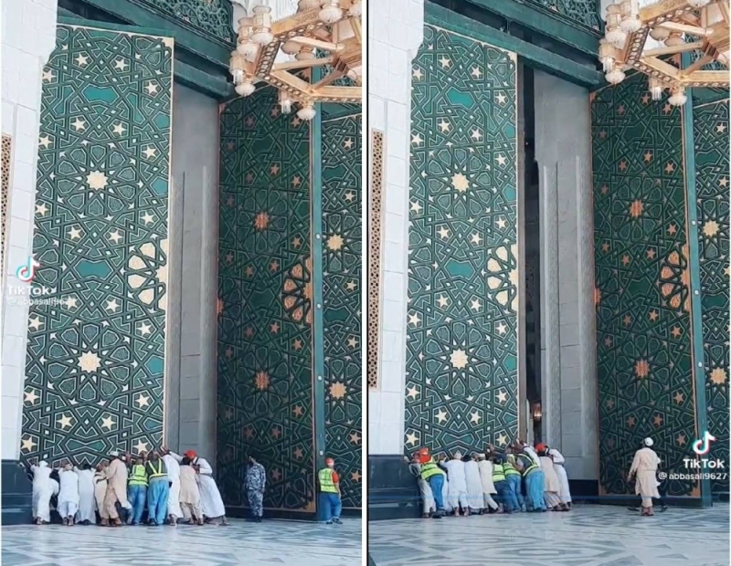 باب الملك عبدالله للحرم المكي..الأضخم والأكبر في العالم