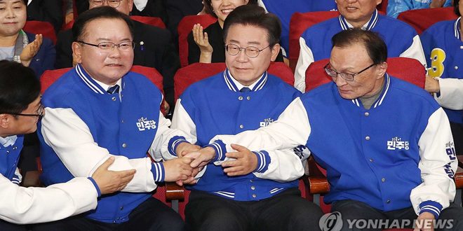 الحزب الديمقراطي المعارض في كوريا الجنوبية يفوز بالانتخابات البرلمانية