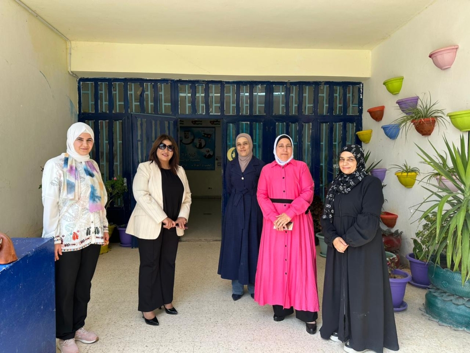 العجارمة تزور مدارس عراق الأمير...صور