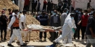 انتشال جثامين 310 شهداء من مقابر جماعية بمجمع ناصر الطبي في قطاع غزة