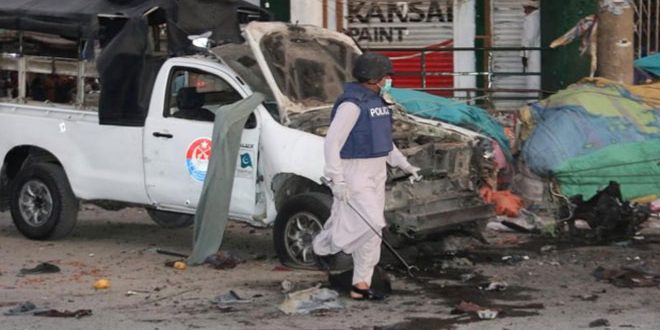 انفجار يؤدي إلى مقتل شخص وإصابة تسعة جنوب غرب باكستان