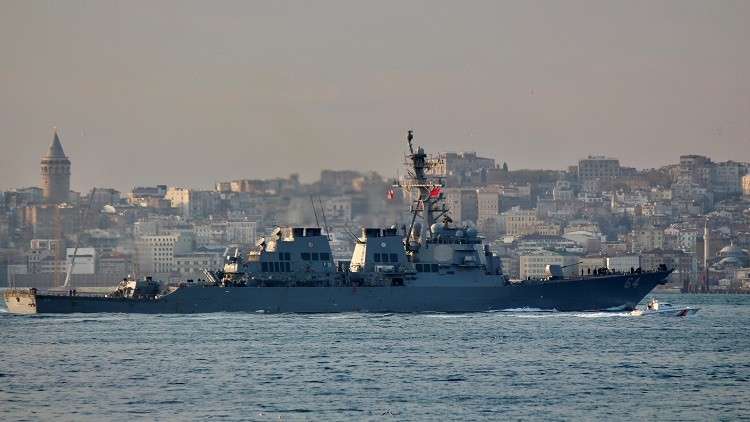مدمرة أمريكية تغادر البحر الأسود بعد مناورات مع البحرية الأوكرانية