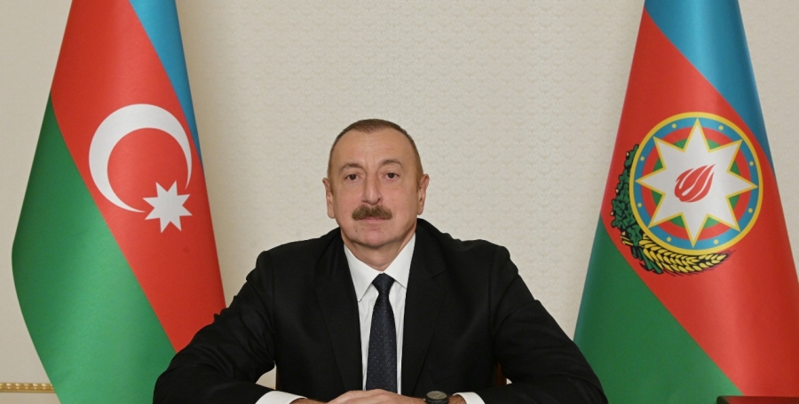 جانب من خطاب فخامة إلهام علييف، رئيس جمهورية أذربيجان الى الشعب (مدينة باكو