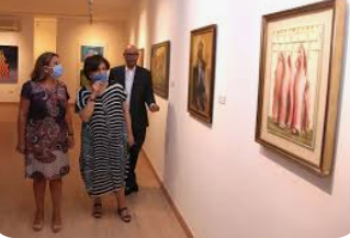 افتتاح معرض فن عربي معاصر في المتحف الوطني