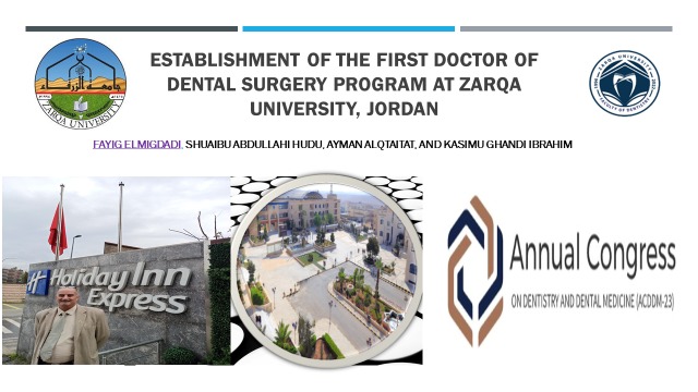 أكاديمي من جامعة الزرقاء يشارك بالمؤتمر العالمي لطب الأسنان