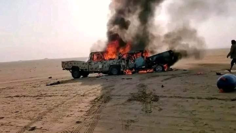 حادث تصادم مروع في صحراء الجوف يودي بحياة ”13 جنديا” يمني كانوا مسافرين لقضاء إجازة العيد