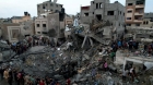 الاحتلال يدمر أكثر من خمسين برجا سكنيا وسط قطاع غزة
