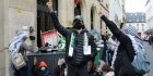 مظاهرة في جامعة فرنسية احتجاجاً على العدوان الإسرائيلي على غزة