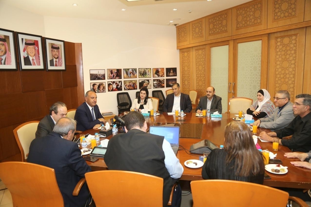 امين عمان يلتقي رئيس هيئة المكاتب الهندسية