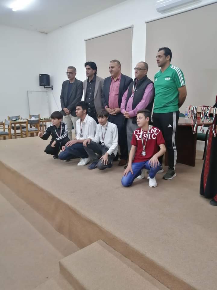 مديرية التربية والتعليم للواء الكورة تحصد المركز الثالث في بطولة الشطرنج لبطولة الذكور  دورة الاستقلال الـ22.